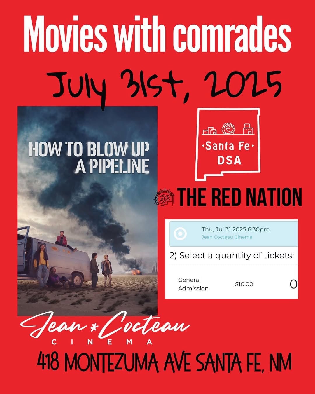 The Red Nation Podcast - Movies with Comrades: How to Blow Up a Pipeline (2022)